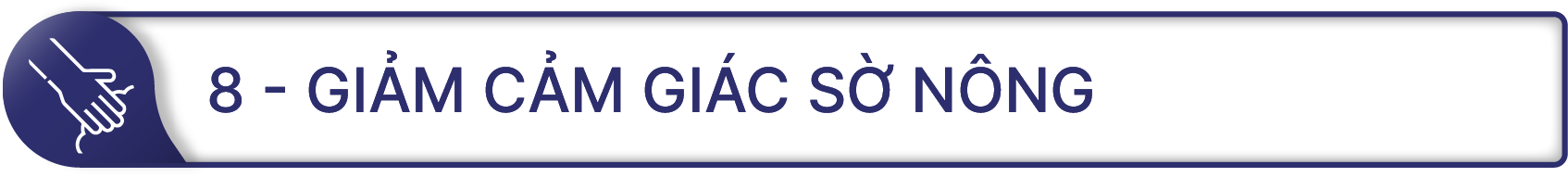 8. Cảm giác sợ nóng